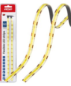 Tiras LED COB para coche blanco 2x30 cm 12 V AMIO-04569