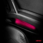 Tiras LED COB para coche rosa 2x30 cm 12 V AMIO-04570