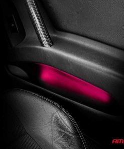 Tiras LED COB para coche rosa 2x30 cm 12 V AMIO-04570