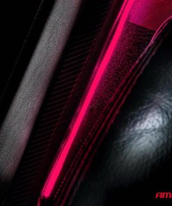 Tiras LED COB para coche rosa 2x30 cm 12 V AMIO-04570