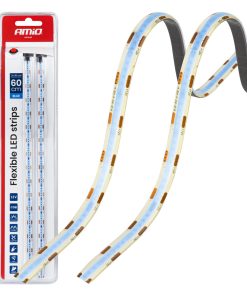 Tiras LED para COB coche azul 2x30 cm 12 V AMIO-04571