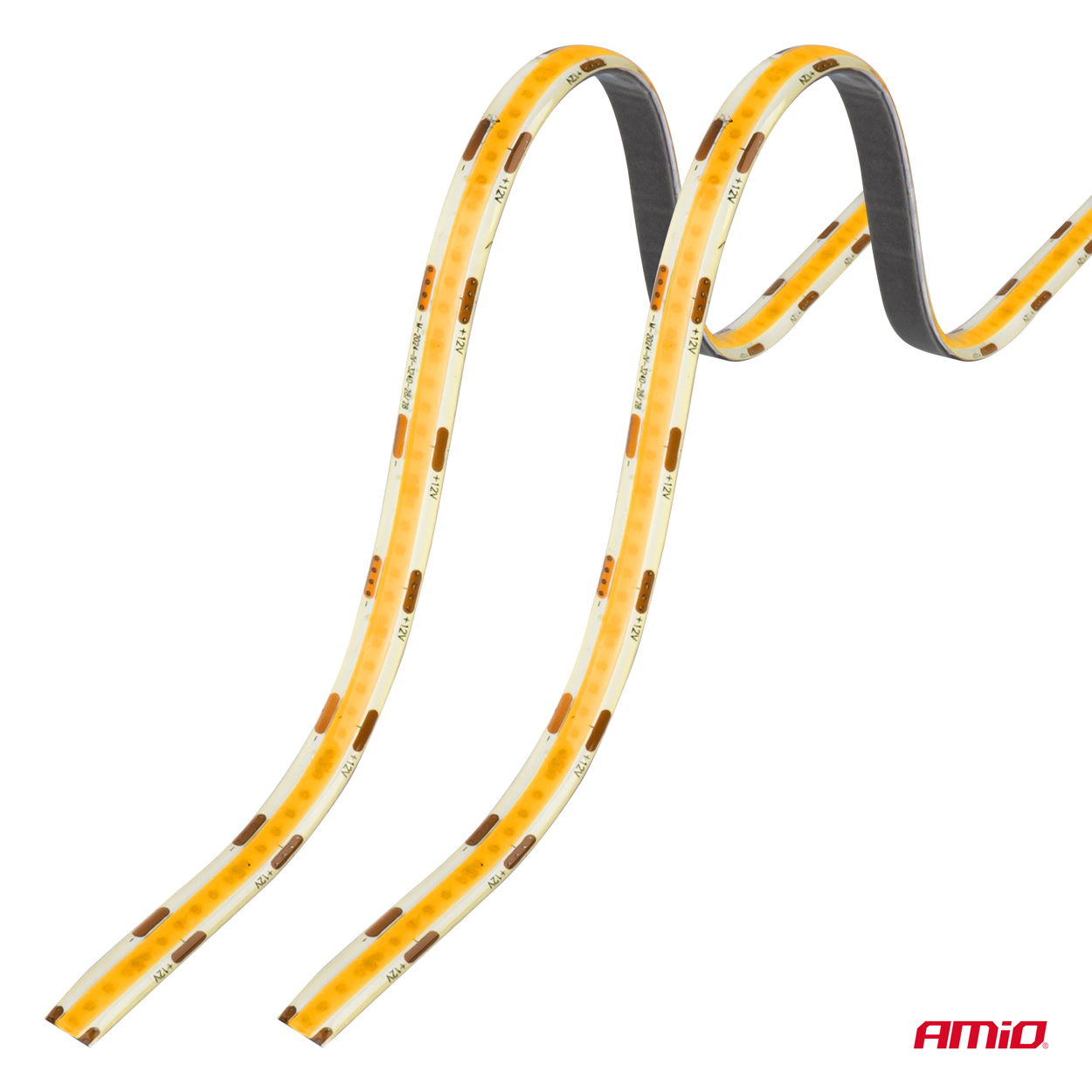 Tiras LED COB para coche amber 2x30 cm 12 V AMIO-04572 5 Tiras LED COB para coche amber 2x30 cm 12 V AMIO-04572