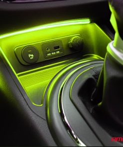 Tiras LED COB para coche verdes, 2 x 30 cm, 12 V, AMIO-04573