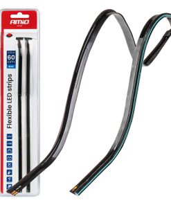 Tiras LED COB laterales para coche azul 2x30 cm 12 V AMIO-04578