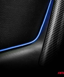 Tiras LED COB laterales para coche azul 2x30 cm 12 V AMIO-04578