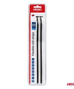 Tiras LED COB laterales para coche azul 2x30 cm 12 V AMIO-04578