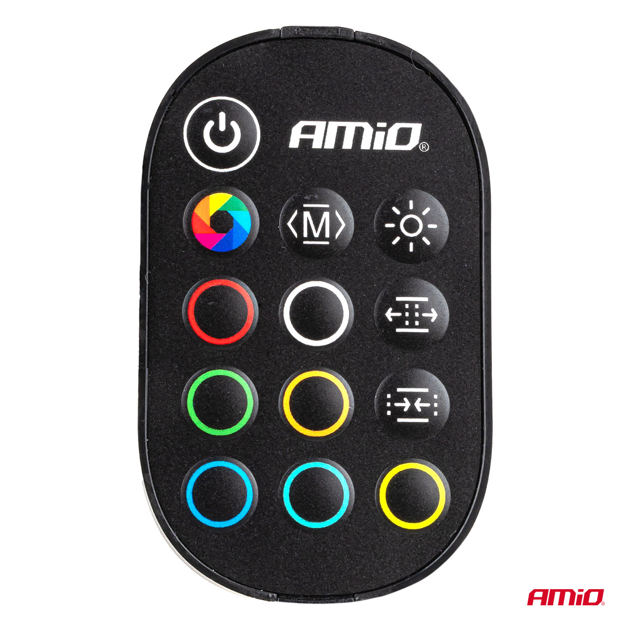 Tiras LED COB para coche con control remoto multicolor RGB 2x30 cm 12 V AMIO-04579 4 Tiras LED COB para coche con control remoto multicolor RGB 2x30 cm 12 V AMIO-04579