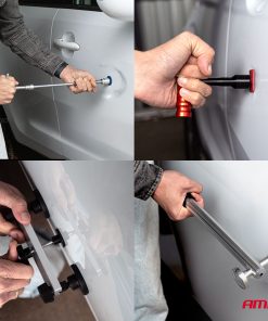 Kit grande de reparación de abolladuras y golpes DIY con bolsa AMIO-04600