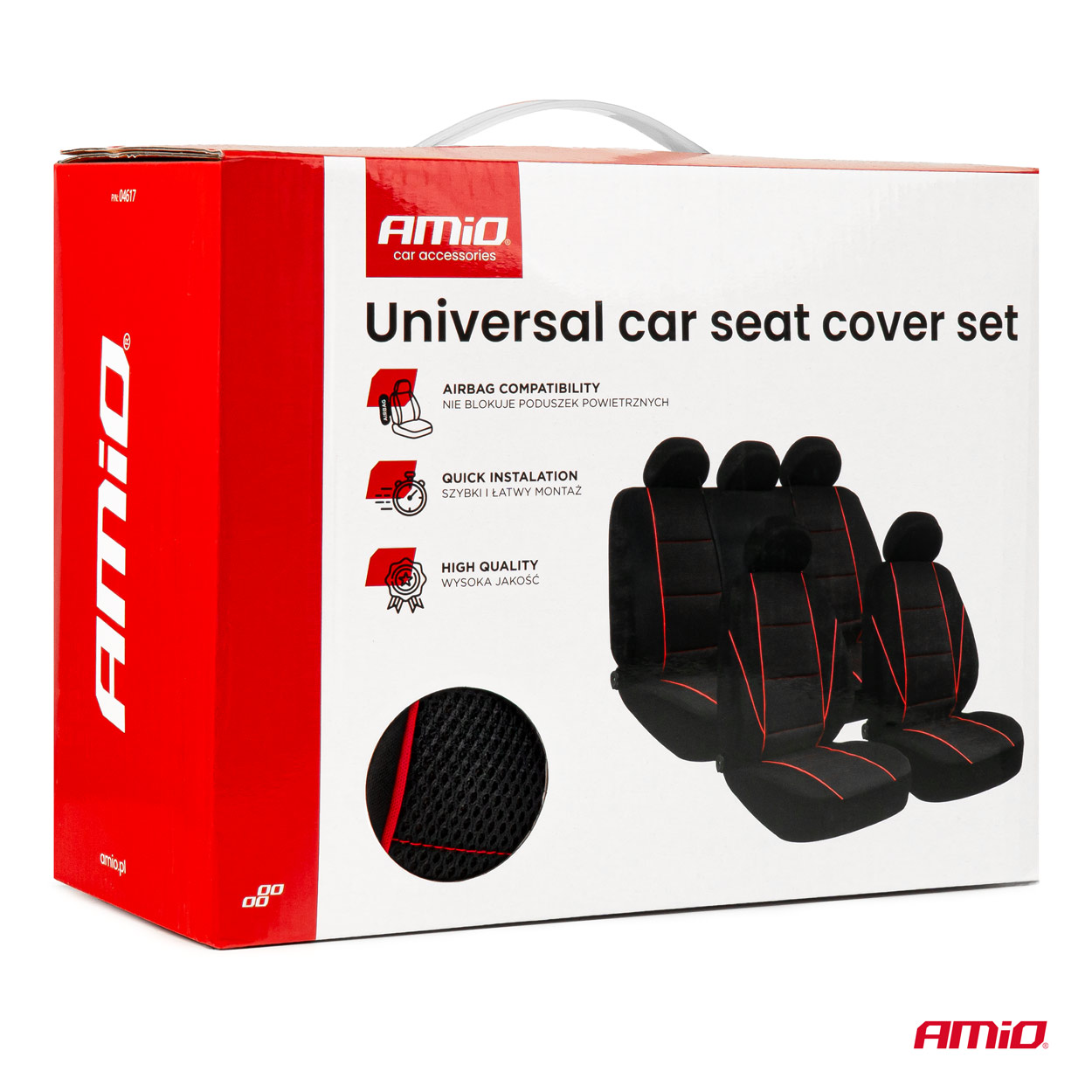 Juego de fundas universales delanteras y trasera SC-17 AMIO-04617 6 Juego de fundas universales delanteras y trasera SC-17 AMIO-04617