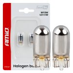 Bombillas halógenas WY5W 12V5W LumiTec CHROME dos unidades AMIO-04628