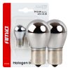 Bombillas halógenas PY21W 12V21W BAU15S LumiTec CHROME dos unidades AMIO-04629