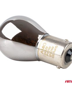 Bombillas halógenas PY21W 12V21W BAU15S LumiTec CHROME dos unidades AMIO-04629