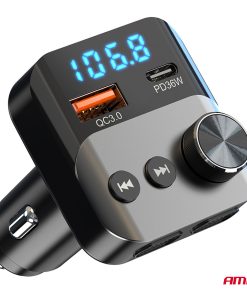 Transmisor FM 1×USB-A 1×USB-C 12V 24V AMIO-04647 14 Transmisor FM 1×USB-A 1×USB-C 12V 24V AMIO-04647