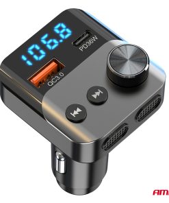Transmisor FM 1×USB-A 1×USB-C 12V 24V AMIO-04647 15 Transmisor FM 1×USB-A 1×USB-C 12V 24V AMIO-04647