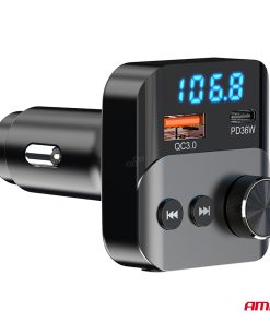 Transmisor FM 1×USB-A 1×USB-C 12V 24V AMIO-04647 17 Transmisor FM 1×USB-A 1×USB-C 12V 24V AMIO-04647