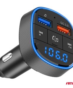 Transmisor FM 2×USB-A 12V 24V AMIO-04648 21 Transmisor FM 2×USB-A 12V 24V AMIO-04648