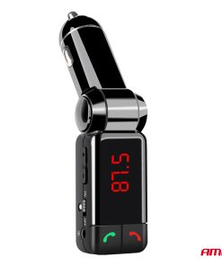 Transmisor FM 2×USB-A 12V 24V AMIO-04650