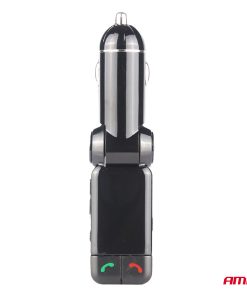 Transmisor FM 2×USB-A 12V 24V AMIO-04650