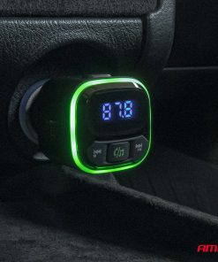 Transmisor FM 1×USB-A 2×USB-C 12V 24V AMIO-04651