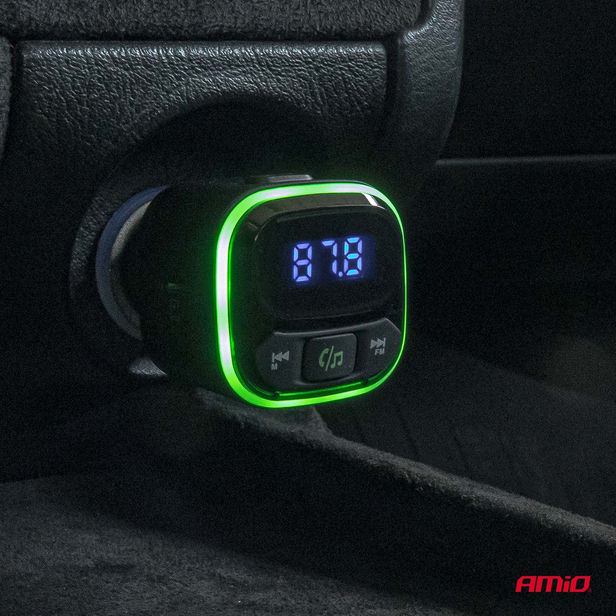 Transmisor FM 1×USB-A 2×USB-C 12V 24V AMIO-04651 2 Transmisor FM 1×USB-A 2×USB-C 12V 24V AMIO-04651
