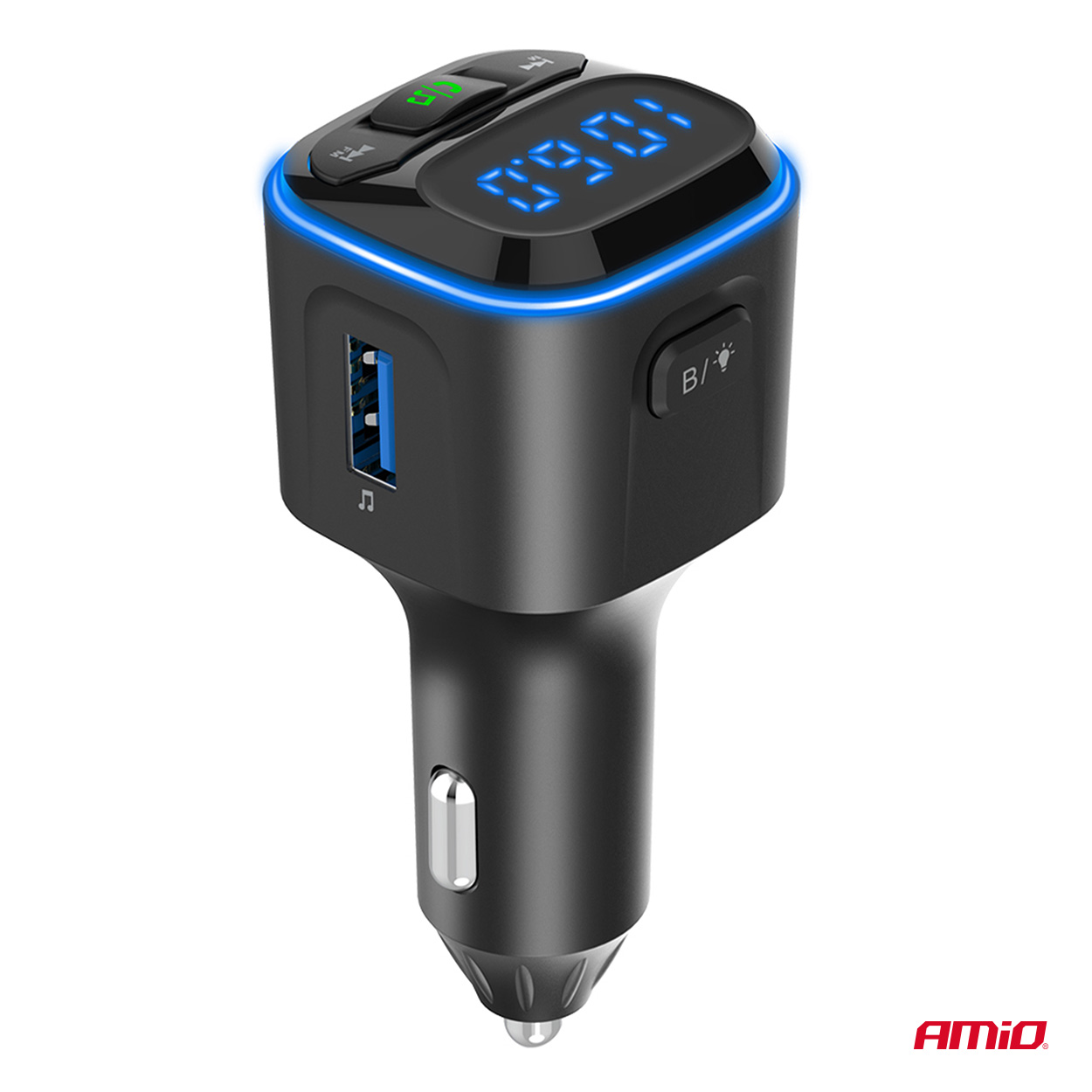 Transmisor FM 1×USB-A 2×USB-C 12V 24V AMIO-04651 5 Transmisor FM 1×USB-A 2×USB-C 12V 24V AMIO-04651