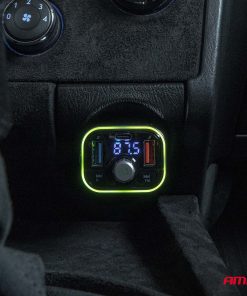 Transmisor FM 1×USB-C microSD 12V 24V AMIO-04652