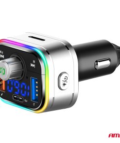 Transmisor FM 1×USB-C microSD 12V 24V AMIO-04652 16 Transmisor FM 1×USB-C microSD 12V 24V AMIO-04652