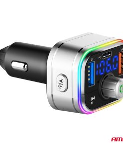 Transmisor FM 1×USB-C microSD 12V 24V AMIO-04652 17 Transmisor FM 1×USB-C microSD 12V 24V AMIO-04652