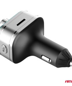 Transmisor FM 1×USB-C microSD 12V 24V AMIO-04652 18 Transmisor FM 1×USB-C microSD 12V 24V AMIO-04652