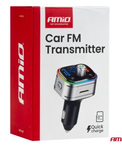 Transmisor FM 1×USB-C microSD 12V 24V AMIO-04652 21 Transmisor FM 1×USB-C microSD 12V 24V AMIO-04652