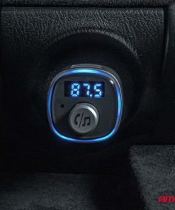 Transmisor FM 2×USB-A microSD 12V 24V AMIO-04654