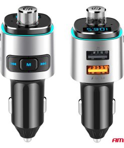 Transmisor FM 2×USB-A microSD 12V 24V AMIO-04654 20 Transmisor FM 2×USB-A microSD 12V 24V AMIO-04654