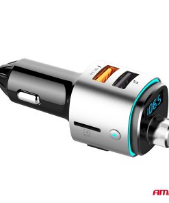 Transmisor FM 2×USB-A microSD 12V 24V AMIO-04654 25 Transmisor FM 2×USB-A microSD 12V 24V AMIO-04654