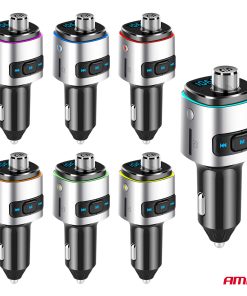 Transmisor FM 2×USB-A microSD 12V 24V AMIO-04654 26 Transmisor FM 2×USB-A microSD 12V 24V AMIO-04654