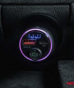 Transmisor FM 1×USB-A 1×USB-C 12V 24V AMIO-04655 13 Transmisor FM 1×USB-A 1×USB-C 12V 24V AMIO-04655