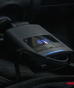 Transmisor FM 1×USB-A 1×USB-C 12V 24V AMIO-04656