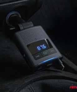 Transmisor FM 1×USB-A 1×USB-C 12V 24V AMIO-04656 15 Transmisor FM 1×USB-A 1×USB-C 12V 24V AMIO-04656