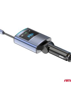 Transmisor FM 1×USB-A 1×USB-C 12V 24V AMIO-04656 17 Transmisor FM 1×USB-A 1×USB-C 12V 24V AMIO-04656