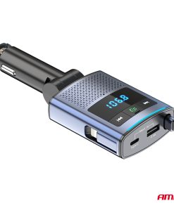 Transmisor FM 1×USB-A 1×USB-C 12V 24V AMIO-04656 24 Transmisor FM 1×USB-A 1×USB-C 12V 24V AMIO-04656