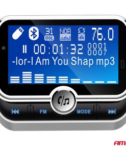 Transmisor FM 2×USB-A 12V 24VAMIO-04657