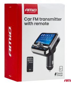 Transmisor FM 2×USB-A 12V 24VAMIO-04657