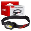 Linterna de cabeza LED XPG+COB 1000mAh (BATT) AMIO-04663
