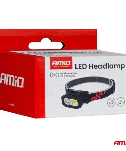 Linterna de cabeza LED XPG+COB 1000mAh (BATT) AMIO-04663