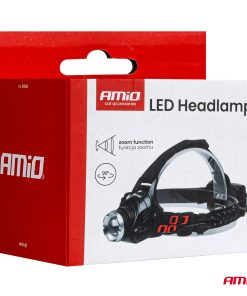 Linterna de cabeza LED T6 3600mAh (BATT) AMIO-04664