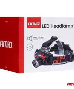 Linterna de cabeza LED T6 3600mAh (BATT) AMIO-04665 24 Linterna de cabeza LED T6 3600mAh (BATT) AMIO-04665