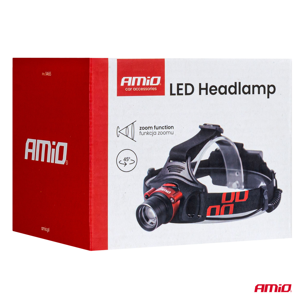 Linterna de cabeza LED T6 3600mAh (BATT) AMIO-04665 12 Linterna de cabeza LED T6 3600mAh (BATT) AMIO-04665