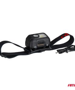 Linterna de cabeza LED XPG+COB 1800mAh (BATT) AMIO-04667