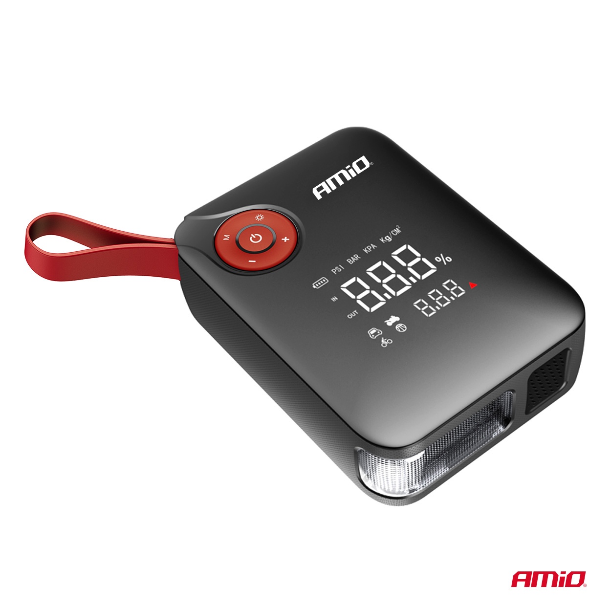 Arrancador de batería 4in1 12V 7,2Ah 600A PRO AMIO-04675 2 Arrancador de batería 4in1 12V 7,2Ah 600A PRO AMIO-04675