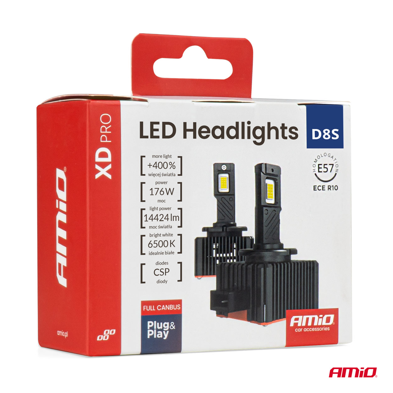 Bombilla Luz de Cruce LED Headlamp XD PRO D8S FULL CANBUS AMIO-04684 9 Bombilla Luz de Cruce LED Headlamp XD PRO D8S FULL CANBUS AMIO-04684
