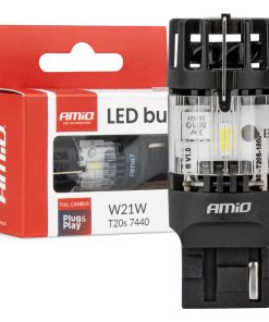 Bombilla LED LumiTec T20S 7440 W21W 12V FULL CANBUS blanco 1 pc AMIO-04686